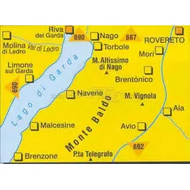 Kompass Monte Baldo 1:25 000: : Wanderkarten und Winterkarten