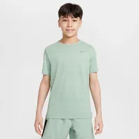 Nike Dri-Fit Miler Junior vêtement running homme - Vert