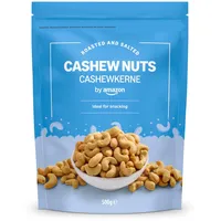 by Amazon Roasted and Salted Cashew Nuts, 500g