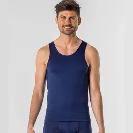 Löffler Singlet Merino Light dark blue- (495) 52