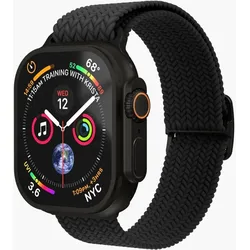 Armband Apple Watch  Woven Loop (Schwarz)