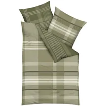 KAEPPEL Beyond Karomuster Khaki 200 x 200 cm + 2 x 80 x 80 cm