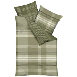 KAEPPEL Beyond Karomuster Khaki 200 x 200 cm + 2 x 80 x 80 cm