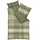 KAEPPEL Beyond Karomuster Khaki 200 x 200 cm + 2 x 80 x 80 cm