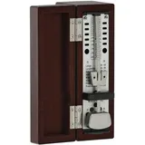 Wittner Metronom Taktell Super-Mini Serie 880.2 - Massivholzgehäuse - Ohne Glocke - Mahagonibraun matt - Mechanisch zum Aufziehen - Keine Batterien erforderlich - Made in Germany