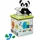 Relaxdays Sitzhocker Kinder Kunststoff 31 x 31 x 31 cm Grün/Weiß