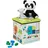 Relaxdays Sitzhocker Kinder Kunststoff 31 x 31 x 31 cm Grün/Weiß