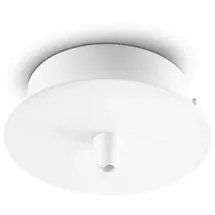 Ideal Lux Baldachin rund 1-fach Ø 10 cm Metall weiß
