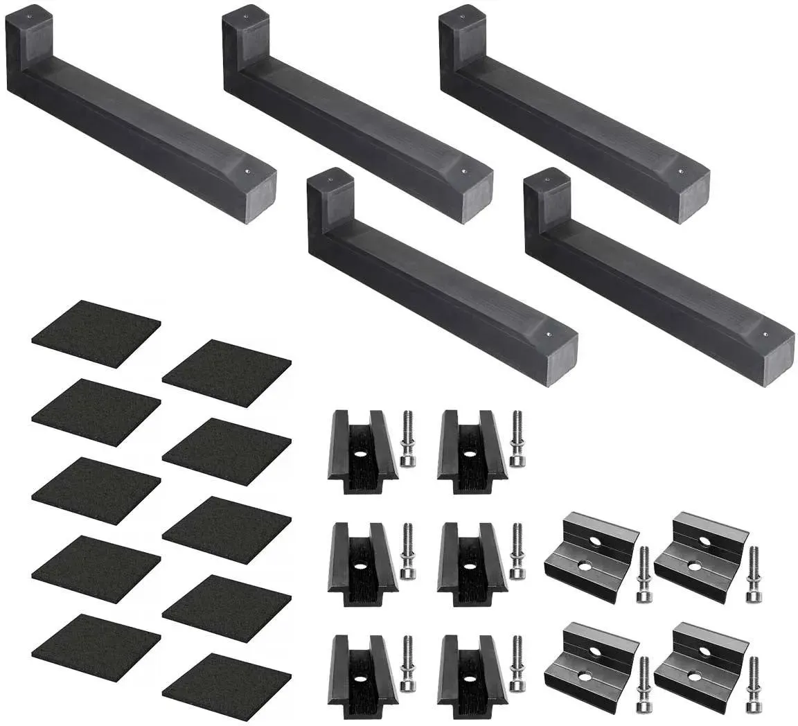 Wattstone PV-Aufständerung 10 Grad für 4 Module Anthrazit inkl. Klemmen