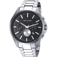 Pierre Cardin Herrenuhr LE VAISSEAU PC107021F06 - Silber/Schwarz