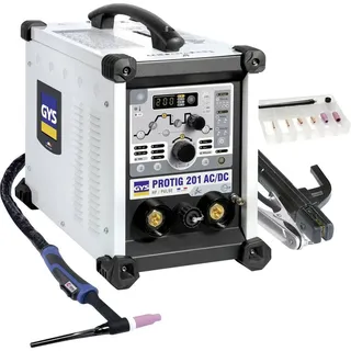 GYS PROTIG 201 AC/DC HF FV m.Zub.10 -200 A gasg.