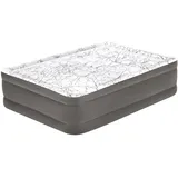 BESTWAY Luftbett TriTech® Doppelluftbett Fashion FlockTM mit integrierter Elektropumpe 203 x 152 x 56 cm