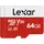 Lexar Micro SD Karte 64GB, Speicherkarte Micro SD mit Adapter, Bis zu 100 MB/s Lesegeschwindigkeit, UHS-I, U3, A1, V30, C10, 4K UHD microsdxc SD Karte für Kamera, Smartphone