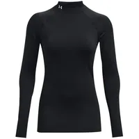 Under Armour HeatGear Authentics Stehkragen-Shirt Damen 001 black/white L