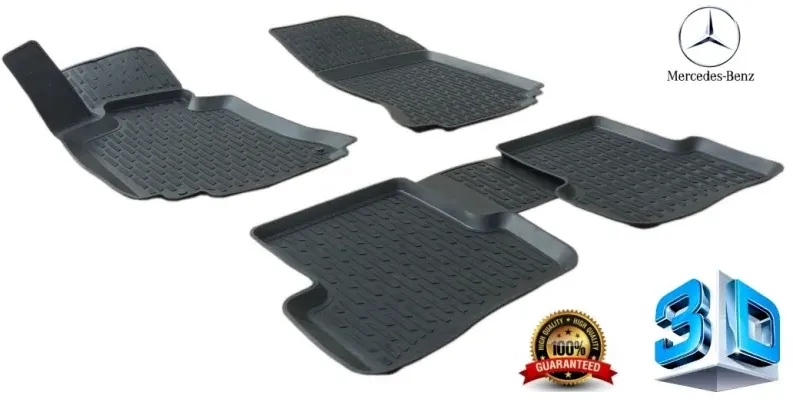 Fußmatten Perflex 3D-PXM-MB-07 für Mercedes C W204 2008-2015