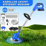 Dayplus - Akku Rasenmäher Akkus Li-Ion Mäher Akku Rasenmäher Elektro Rasenmäher + zubehör