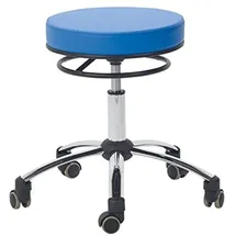 Teqler T-135362blau Rollhocker mit Ringauslöser