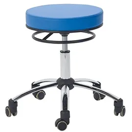 Teqler T-135362blau Rollhocker mit Ringauslöser