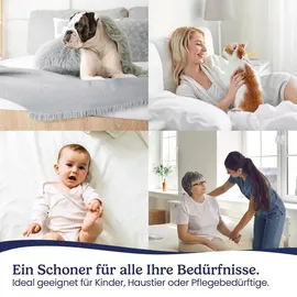 Gentle North Matratzenschoner wasserdicht 160 x 200 cm weiß