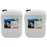 FABA Demineralisiertes Wasser, Destilliertes Wasser, Laborwasser, rein 2 x 10 Liter