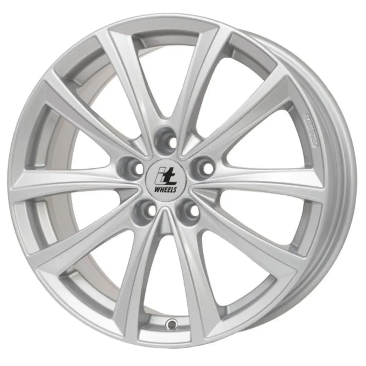 Alufelge 16 zoll ITWHEELS Elena 5x98 6,5J ET39, Farbe Glanzsilber
