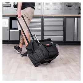 Stier Werkzeugtrolley Premium+ leer schwarz 19 Fächer