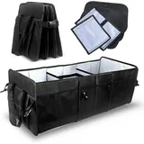 M Mcomboo Kofferraumtasche Aufbewahrungsbox Faltbare Multifunktionsbox Oxfordstoff