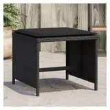 vidaXL Gartenhocker 40 x 40 x 35 cm schwarz 4 St.