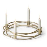 philippi Bergamo Adventskranz für Stabkerzen - gold