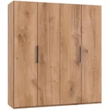 Level 200 x 216 x 58 cm Plankeneiche Nachbildung