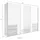 WIMEX Schwebetürenschrank Level by fresh to go 300 x 236 x 65 cm Weiß