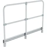 Günzburger Geländer starr für Plattformlänge 186 cm Aluminium/Stahl