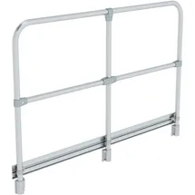 Günzburger Geländer starr für Plattformlänge 186 cm Aluminium/Stahl