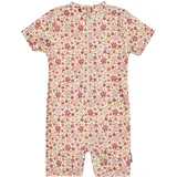 Sterntaler Schwimmanzug Blumen, Größe 92 in Beige ecru