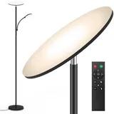 marctronic LED Stehlampe Deckenfluter Dimmbar, 42W 4200LM Superhelle Wohnzimmer Stehlampe mit Leselampe, 175CM Hohe Moderne Standleuchte mit Fernbedienung & Touch Steuerung für Schlafzimmer BüRo