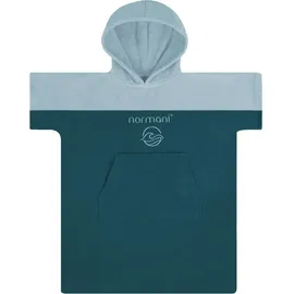 Normani Kinder Badeponcho Puwai in Petrol | Gr.: 116/128