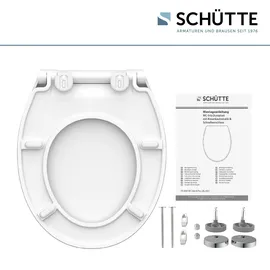 Schütte Duroplast WC-Sitz SLIM Weiß