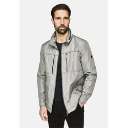 Outdoorjacke CABANO "Ultralight", Herren, Gr. 58, grau, 100% Polyester, unifarben, sportlich, normal, hoch geschlossener Ausschnitt, Langarm, Jacken, mit verstellbaren Ärmelabschlüssen
