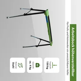 Trutzholm Arbeitsbock höhenverstellbar bis 91 cm Unterstellbock Stützbock