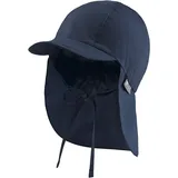 Sterntaler - Schirmmütze mit Nackenschutz zum Schnüren in marine, Gr.53