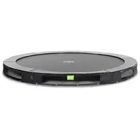 EXIT Elegant Premium Sports Bodentrampolin Ø 305 cm schwarz