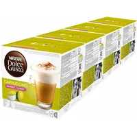 Nescafé DOLCE GUSTO Cappuccino light, 4er Pack, 4 x 16 KAPSELN (32 Portionen)
