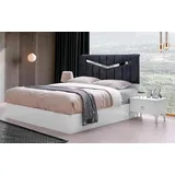 Xlmoebel Schlafzimmer-Set Modernes 3-teiliges Schlafzimmer in Weiß mit Bett und Nachttische, (3-tlg., Schlafzimmer-Set 3tlg (Bett + 2x Nachttische), Hergestellt in Europa weiß