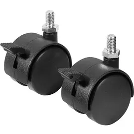 Franken Rollenset für Stellwandsystem ECO 130 mm Schwarz