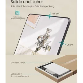 Songmics Ganzkörperspiegel 120 x 40 cm Schwarz