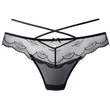 LASCANA Tanga 44/46 Schwarz