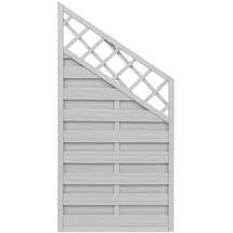 Andrewex Zaun-Schrägelement Hamburg 180 x 90 cm grau