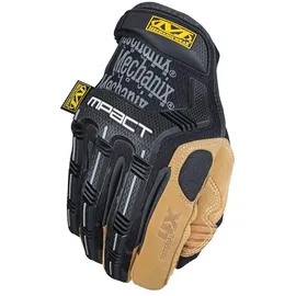 Mechanix Wear: M-Pact Arbeitshandschuhe – Aufprallschutz, Absorbiert Vibrationen, Abriebfest (X-Large, Braun/Schwarz)