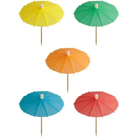 Papstar Deko-Picker 10 cm farbig sortiert