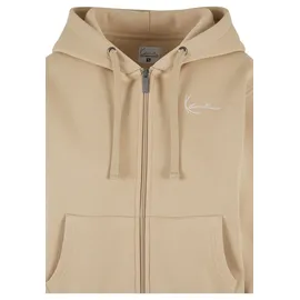 Karl Kani Chest Signature Essential Zip Hoodie", - Beige